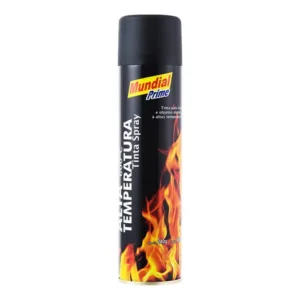 TINTA SPRAY ALTA TEMP. PRETO FOSCO 400ML