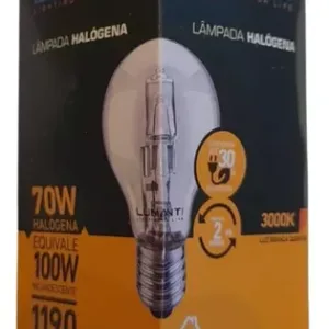 LAMPADA HALOGENA 70W 127V LUMANTI