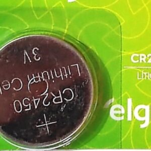 BATERIA BOTÃO LITIO CR2450 ELGIN UNIDADE