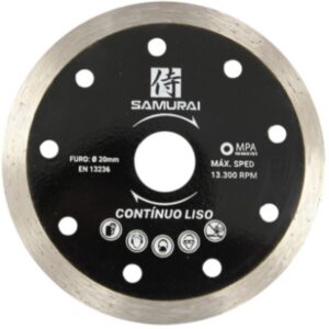 DISCO DIAMANTADO SECO CONTINUO 110MM SAMURAI