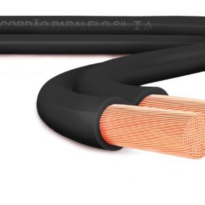 FIO CABO FLEXÍVEL PARAL. 300V 2 X 1.5MM² PRETO SIL