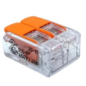 CONECTOR EMENDA 2 POLOS CABO 0,5-6,0 MM  41A-450V